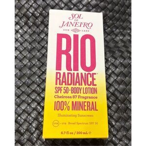 SUNSCREEN - NWT Rio Radiance SPF 50 Body Lotion w/Cheirosa 87 Fragrance